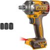 Ingco – Cordless Impact Wrench 400Nm 20V – Unit Only Ingco – Cordless Impact Wrench 400Nm 20V – Unit Only