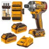 Ingco – 20V Cordless Impact Driver – 285Nm Kit with 31 pce Screwdriver Set Ingco – 20V Cordless Impact Driver – 285Nm Kit with 31 pce Screwdriver Set