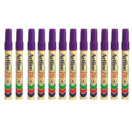 Artline – EK 70 Bullet Point Permanent Marker 1.5mm – Violet – Pack of 12
