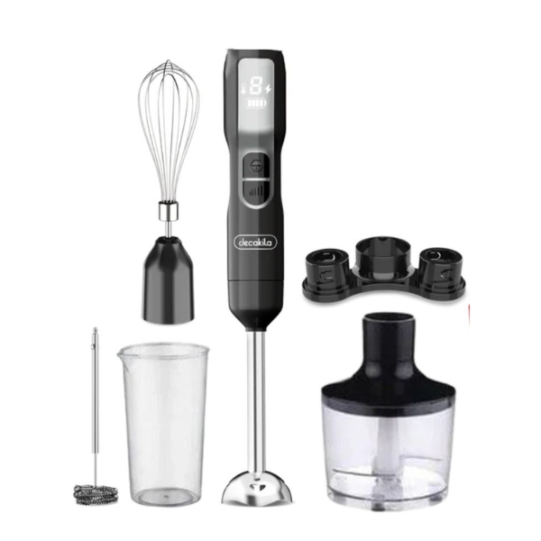 Decakila – 16V Cordless Hand Blender (500ml) 5-in-1 Set – 100W