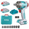 Total Tools – Cordless Wrench with 2x Battery, Charger & 10Pc Socket Set Total Tools – Cordless Wrench with 2x Battery, Charger & 10Pc Socket Set