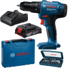 Bosch – Cordless Impact Drill/Driver Kit with 46-Pce Screwdriver Bit Set Bosch – Cordless Impact Drill/Driver Kit with 46-Pce Screwdriver Bit Set