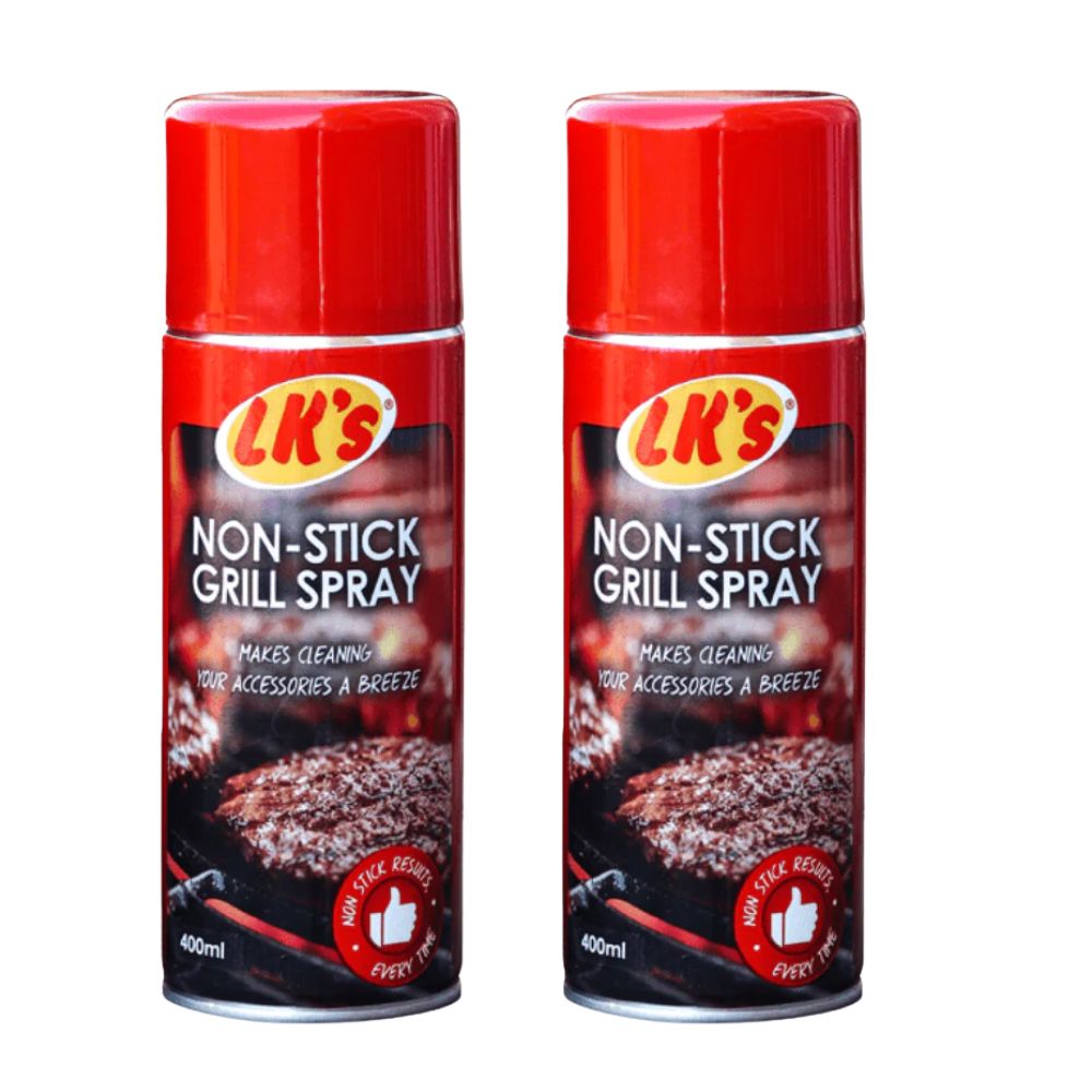 LK’s – Non-Stick Grill Spray (400ml) – 2 Pack