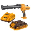 Ingco – Cordless Caulking Gun (20V) Kit with 2.0Ah Battery & Charger Ingco – Cordless Caulking Gun (20V) Kit with 2.0Ah Battery & Charger