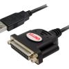 Unitek – USB to Parallel DB25F Cable – Y-121 Unitek – USB to Parallel DB25F Cable – Y-121