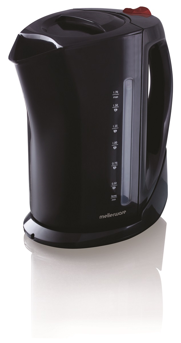 Mellerware – 1.75 Litre Kettle Cordless – Black