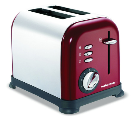 Morphy Richards – 2 Slice Accents Toaster – Burgundy