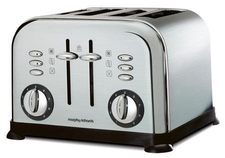 Morphy Richards – 4 Slice Toaster – Brushed Steel