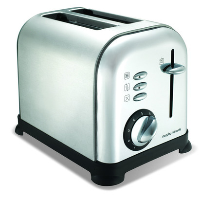 Morphy Richards – 2 Slice Accents Toaster – Brushed Steel
