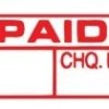X Stamper Self Inking Red Stamp – Paid with Date Line X Stamper Self Inking Red Stamp – Paid with Date Line
