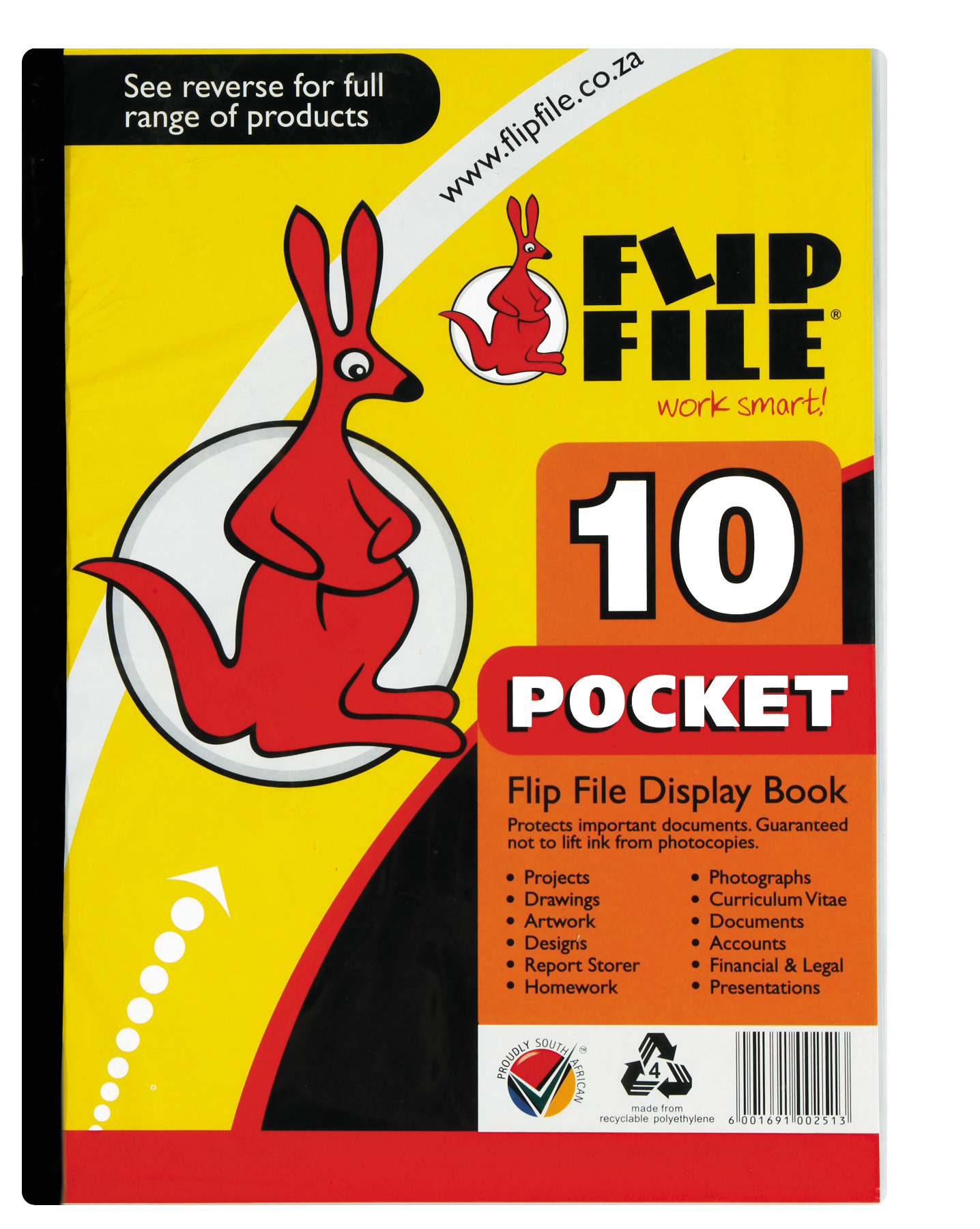 Flip File A4 Display File -10 Pocket