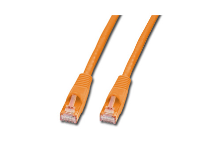 Premium Line 10m CAT6 Moulded Flylead – Orange