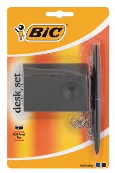 BIC Solo Desk Set – Blue & Black Ink