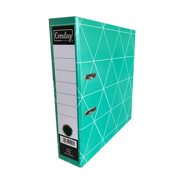 Croxley JD1009 Lever Arch File A4 70mm – Green