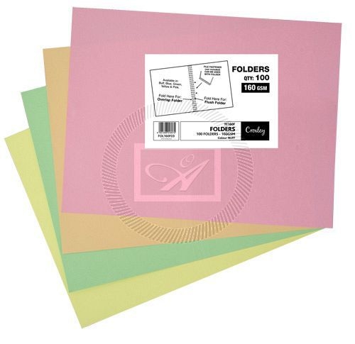 Croxley 160 GSM Tokai Cut Flush 348 x 228 – Blue