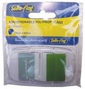 Sello-Flag Repositionable PP Flags – Green (50 Sheets)