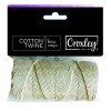 Croxley Cotton Twine 104 Carded – 1 Roll (100g) Croxley Cotton Twine 104 Carded – 1 Roll (100g)