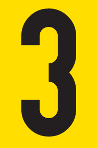 Tower Adhesive Number Sign – Medium 3