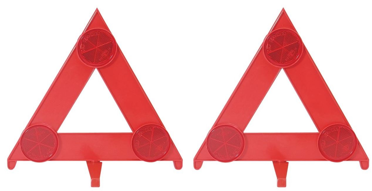Motoquip – Universal Warning Triangles – Pair