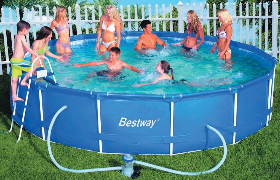 Bestway – 12.6Kl Steel Pro Frame Pool Set