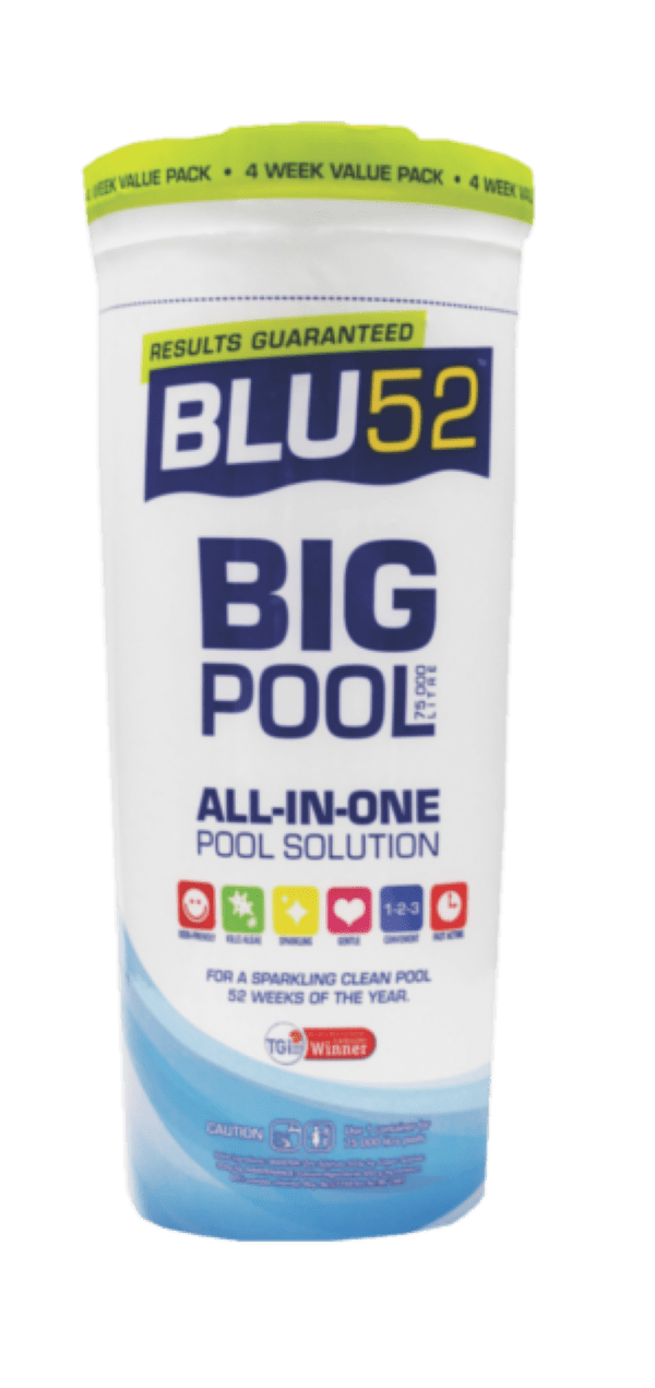 Blu52 All-in-one pool maintenance – Up to 75000 Litre Pool