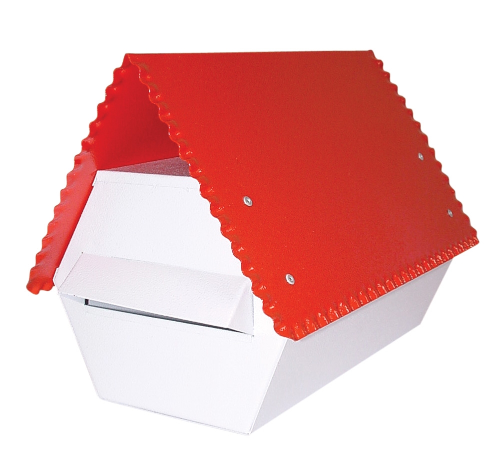 Fragram – Electro GAlva -nised Letter Box – Red