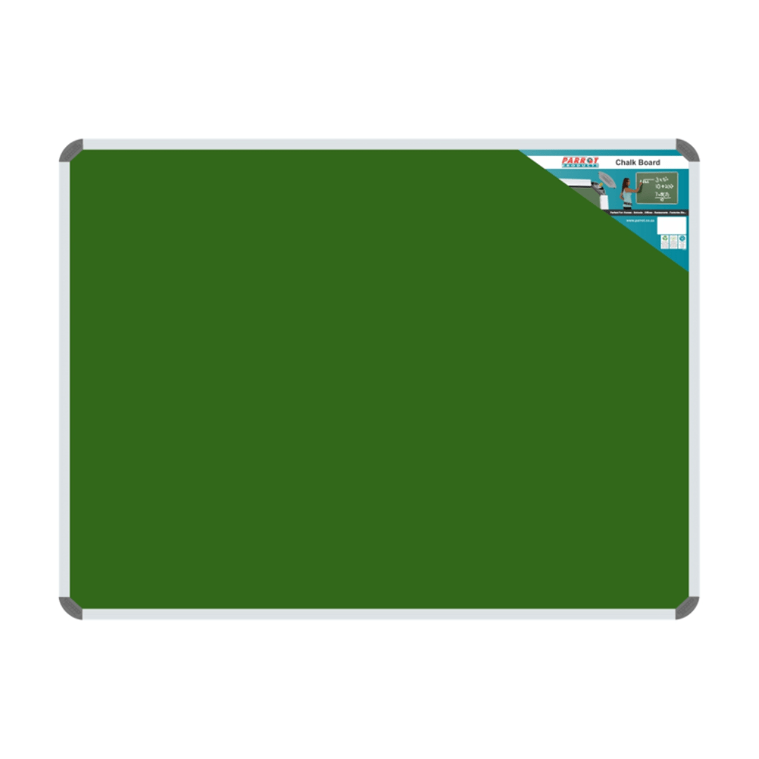 Parrot Chalk Board Aluminium Frame – Non-Magnetic (1200 x 900mm)