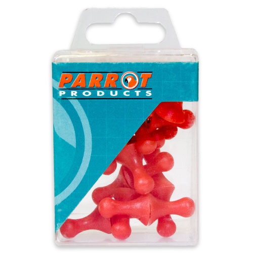 Parrot Products Magnet Map Pins (25 Box – Size:16mm – Red)