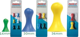 Parrot 36mm Map Pins Magnets Assorted – Pack of 2