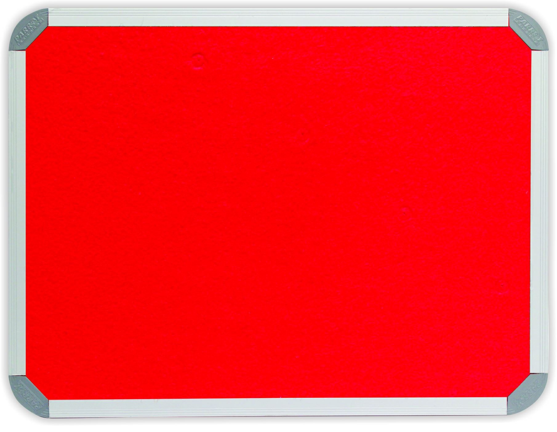 Parrot Notice Board – Info Board Aluminium Frame (1500 x 900mm) – Red
