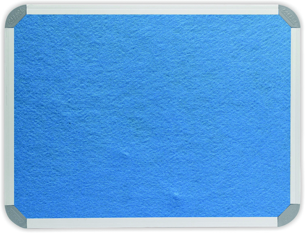 Parrot Notice Board – Info Board Aluminium Frame (2000 x 1200mm) – Sky Blue