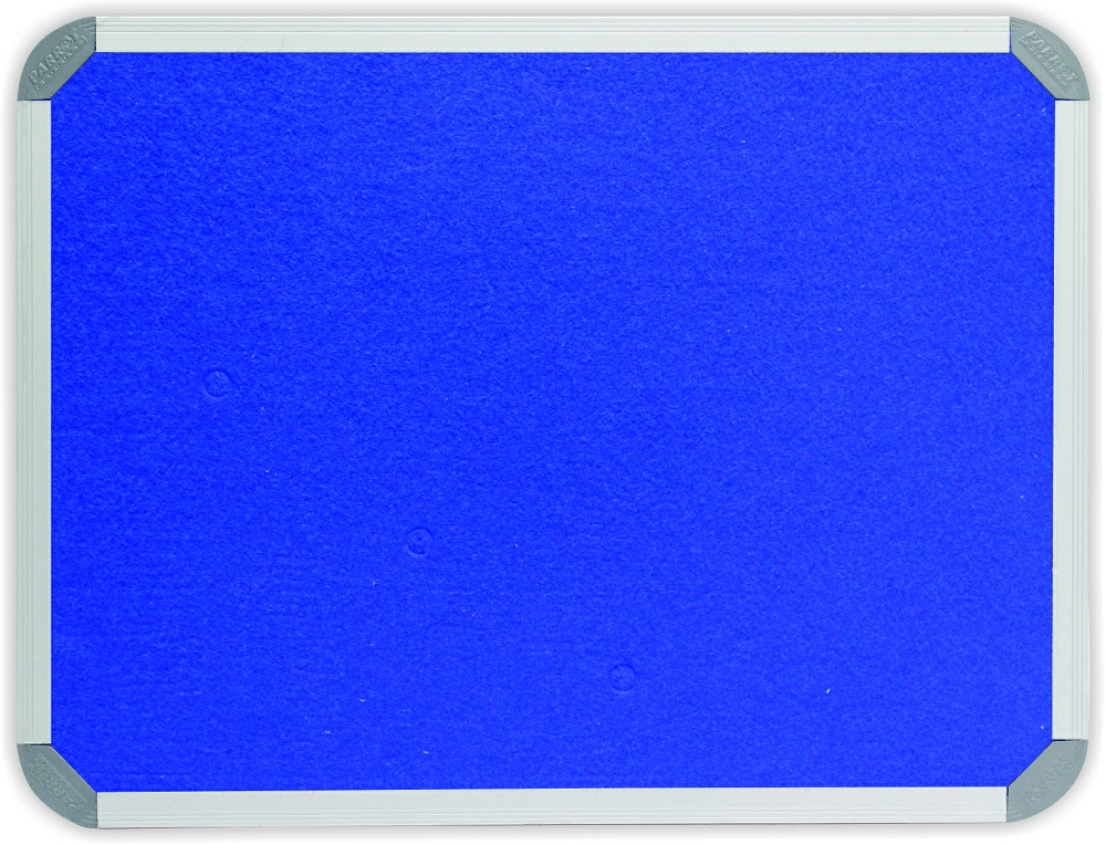 Parrot Notice Board – Info Board Aluminium Frame (1800 x 900mm) – Royal Blue
