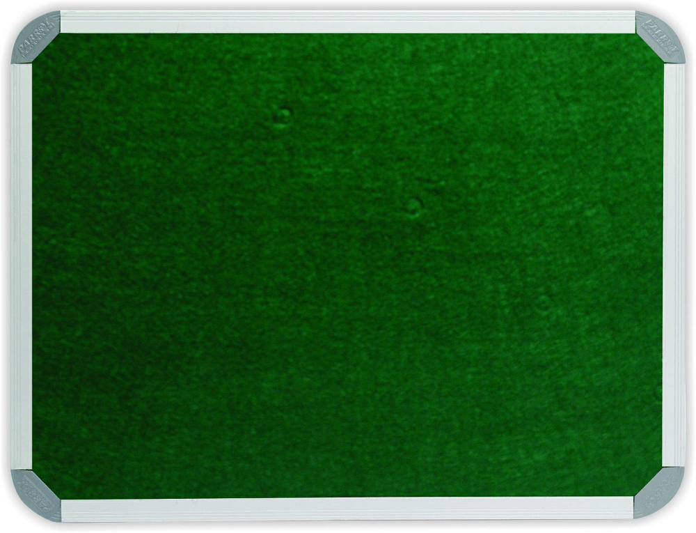 Parrot Notice Board – Info Board Aluminium Frame (3000 x 1200mm) – Green