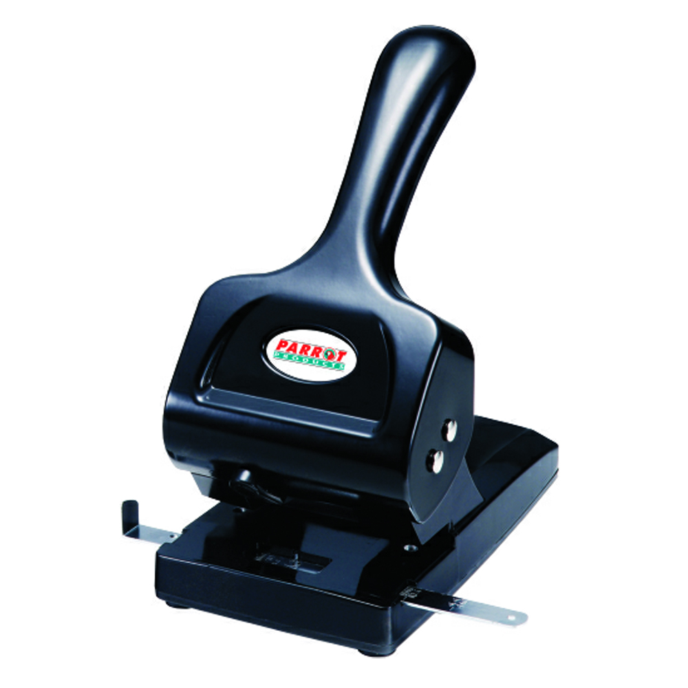 Parrot Products Steel Hole Punch (65 Sheets – Black