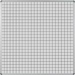 Parrot Educational Board Side Panel 920mm Magnetic White Squares