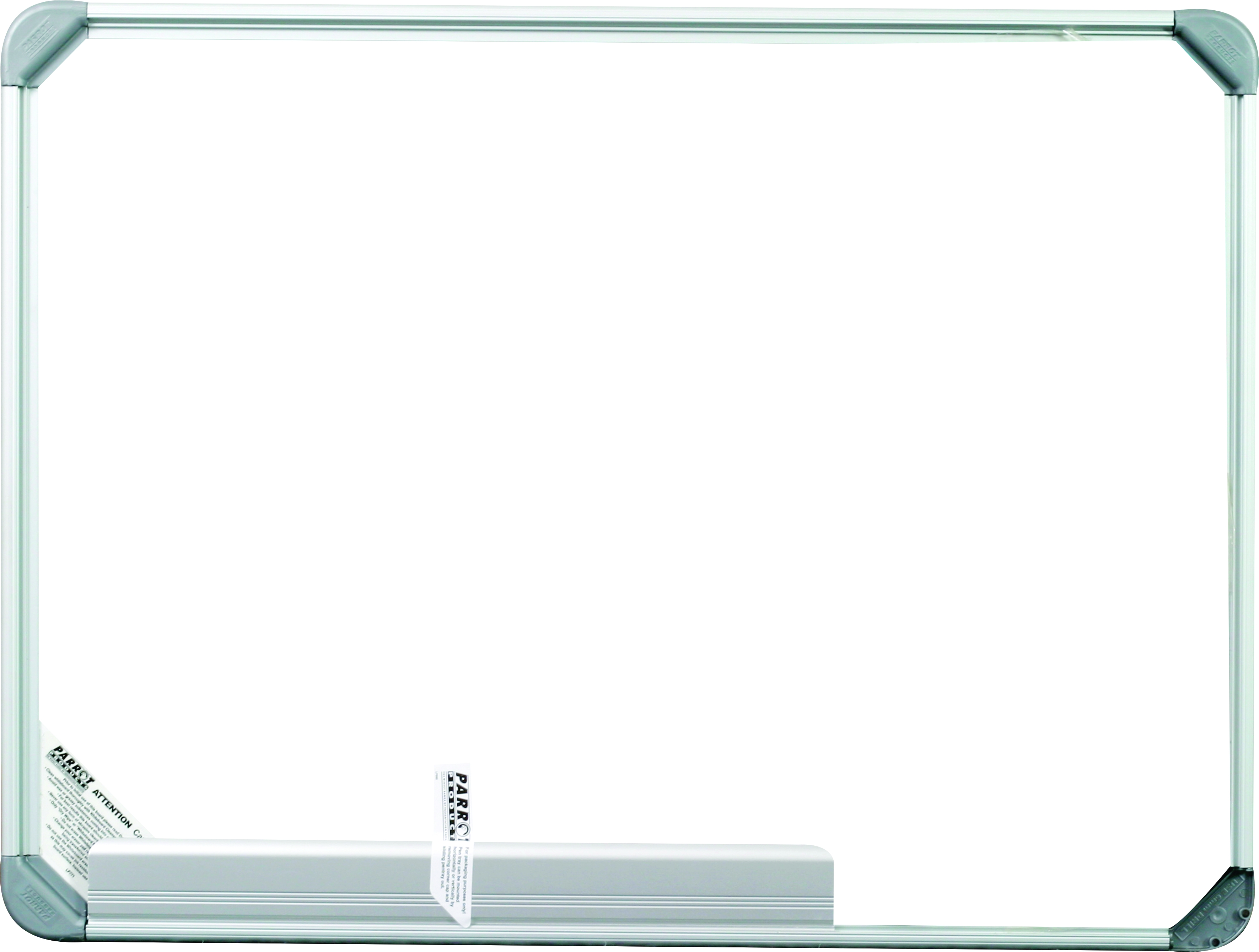Parrot Whiteboard Slimline Non-Magnetic – 600 x 450mm