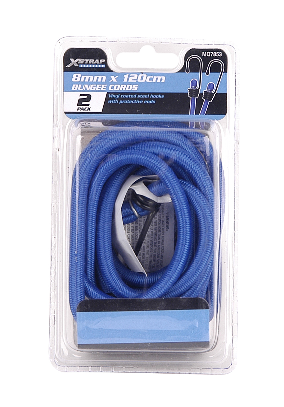 X-Strap – Round Bungee Cords – Red – Set of 2 -120cm X 8mm