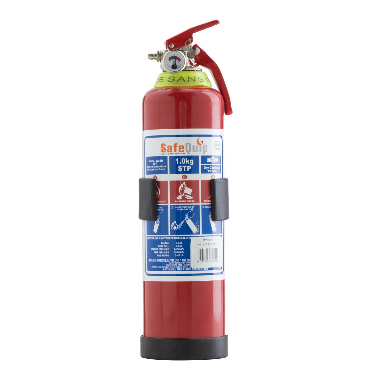 Safequip – DCP Fire Extinguisher – Medium (1kg)
