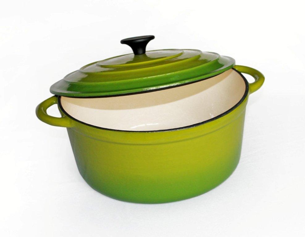 LK’s – Round Casserole – Green – 6L