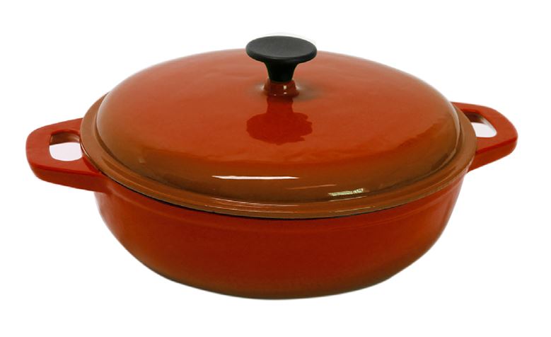LK’s – Round Casserole Dish – Red – 4L