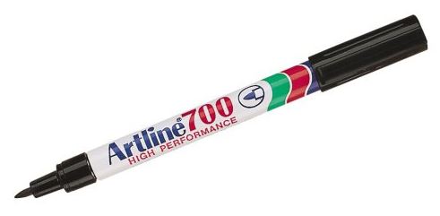 Artline EK700 Fine Permanent Marker – Black (Box of 12)