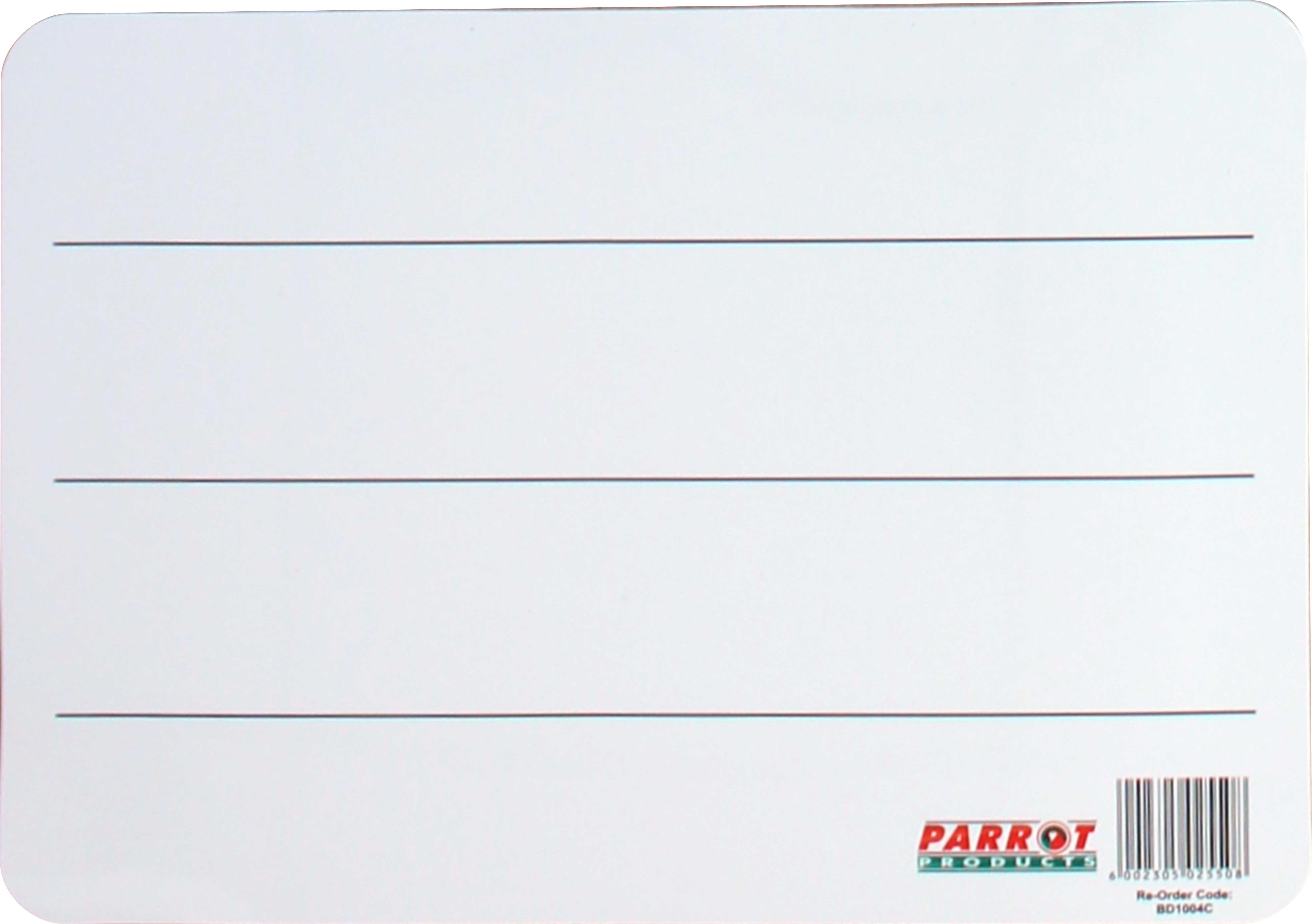 Parrot Plastic 297x210mm Lines Writing Slate