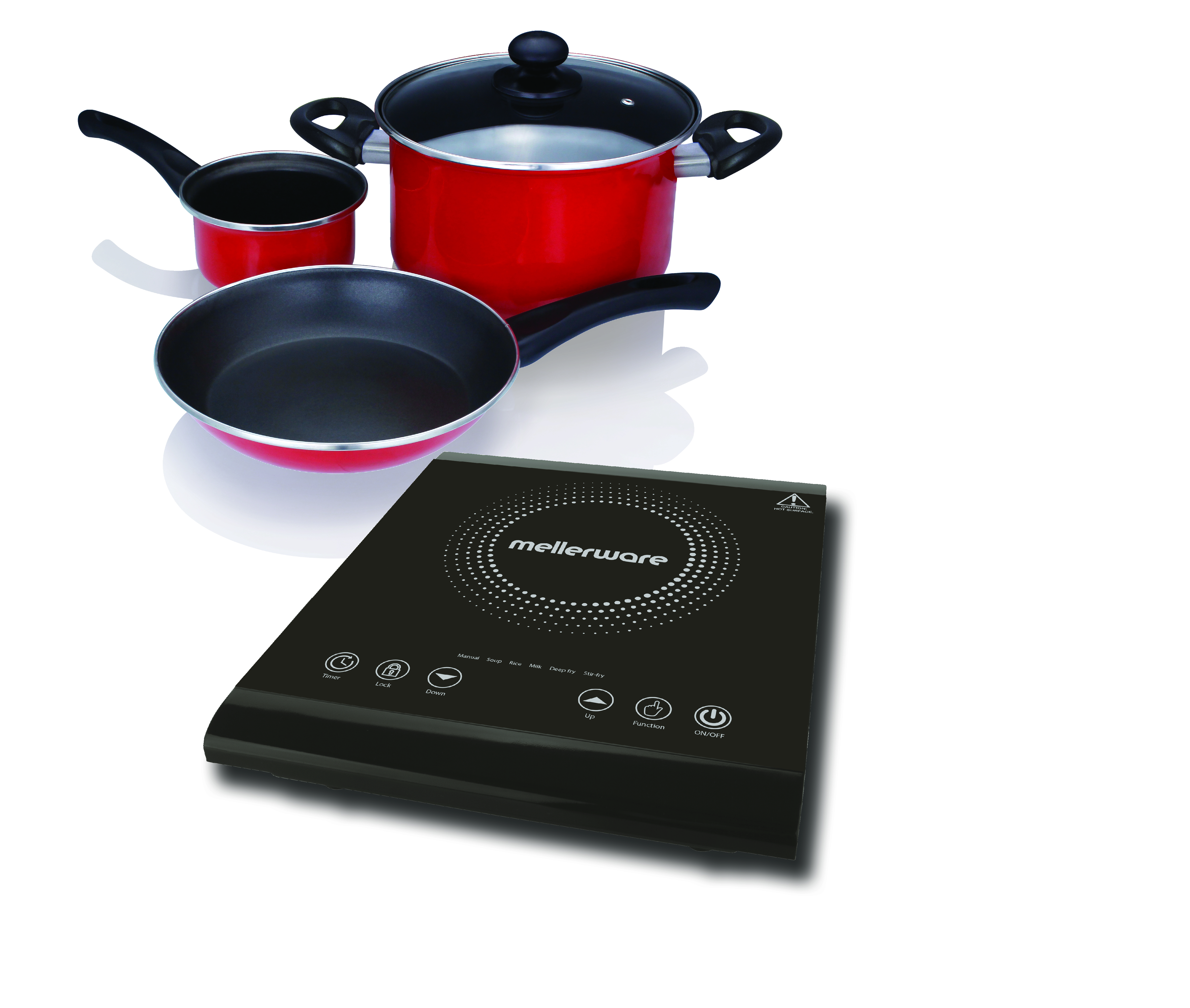Mellerware – Capri Induction Cooker & Cookware Bundle