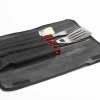 OZtrail – 4 Piece BBQ Set In Roll-Up Bag OZtrail – 4 Piece BBQ Set In Roll-Up Bag
