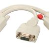 Lindy DVI-I M to DVI-D Female VGA Female Splitter – 200mm Lindy DVI-I M to DVI-D Female VGA Female Splitter – 200mm