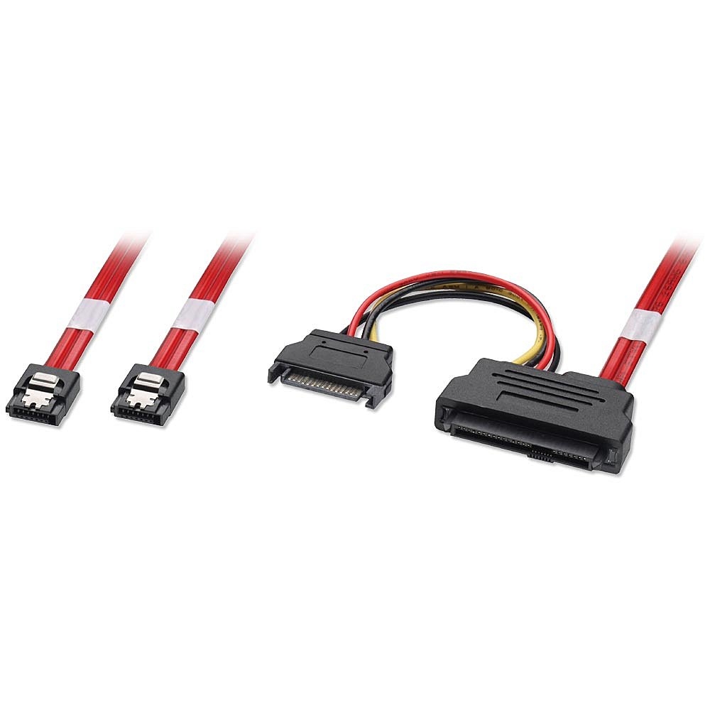 Lindy Internal SATA and SAS SFF8482 With Power – 2 SATA