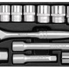 Yato – 3/8″ Socket Set in Metal Case – 15 Piece Yato – 3/8″ Socket Set in Metal Case – 15 Piece