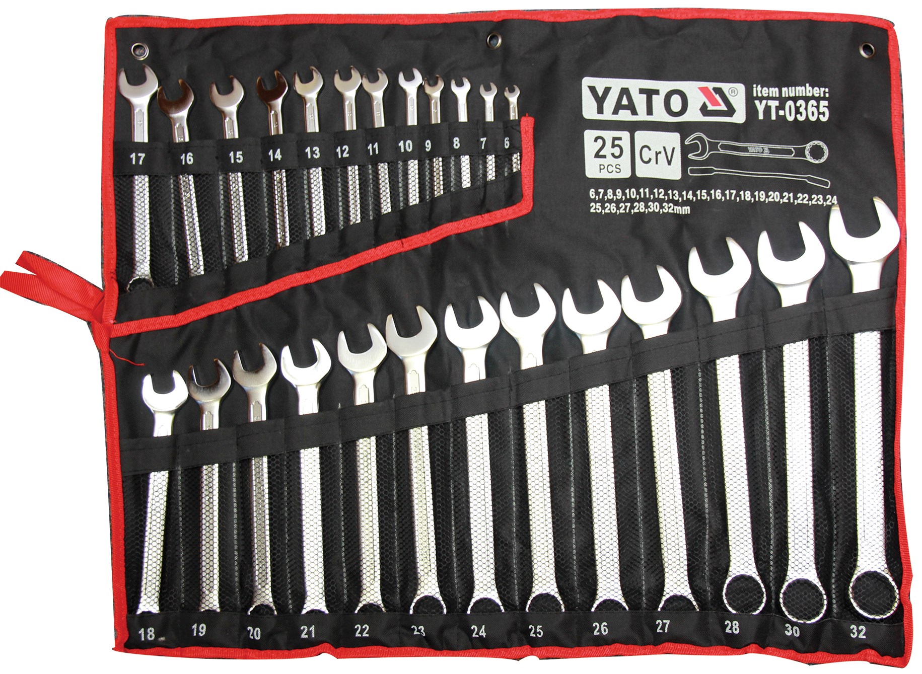 Yato – Spanner Combination Set – 25 Piece (6-32)
