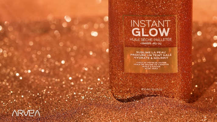 Huile Sèche Pailletée INSTANT GLOW Huile Sèche Pailletée INSTANT GLOW