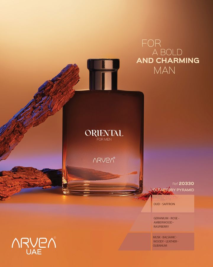 Introducing our timeless Oriental Men's fragrance, a classic blend of captivating scents that transcends trends Introducing our timeless Oriental Men's fragrance, a classic blend of captivating scents that transcends trends